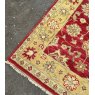 Vintage Red & Cream Wool Rug