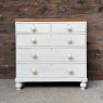 Vintage Painted Pine Chest Of Drawers