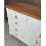 Vintage Painted Pine Chest Of Drawers