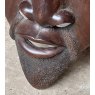 Large Vintage African Hand Carved Tribal Mask