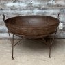 Large Rustic Iron Fire Pit On Stand