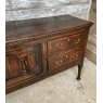 Antique English 18th Century Elm Sideboard