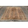 Antique Large Geometric Turkish Wool Rug