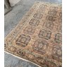 Antique Large Geometric Turkish Wool Rug