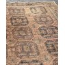 Antique Large Geometric Turkish Wool Rug