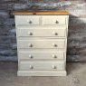 Contemporary Painted Solid Pine Chest Of Drawers