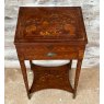 Antique 19th Century Inlaid Bedside Table