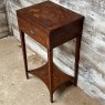 Antique 19th Century Inlaid Bedside Table