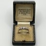 Antique Early 20th Century Old Cut 5 Stone Diamond Ring