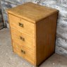 Fantastic 1930's Waxed Pine Small Chest Of Drawers