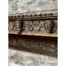 Impressive Antique 18th Century "Kings" Carved Oak Fireplace Surround