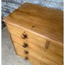 Stunning Large Antique Waxed Pine Chest Of Drawers