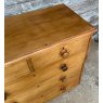 Stunning Large Antique Waxed Pine Chest Of Drawers