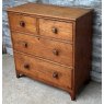 Antique Solid English Oak Chest Of Drawers