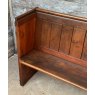 Vintage Solid Pine Short Pew Hall Bench