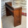 Vintage Solid Pine Short Pew Hall Bench