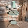 Vintage Enamelled Metal Wash Basin & Jug