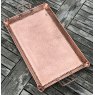 Antique Olbury Arts & Crafts Hammered Copper Tray