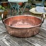 Antique Victorian Copper Basin With Handles