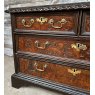 Antique 18th Century European Penwork Cedar Chest Of Drawers