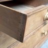 Antique Large 19th Century Waxed Pine Chest Of Drawers