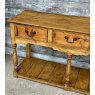 Antique Victorian Waxed Pine Farmhouse Sideboard