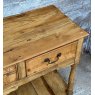 Antique Victorian Waxed Pine Farmhouse Sideboard