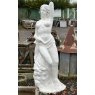 Fabulous Large Painted Cast Iron Daphne Statue