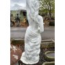 Fabulous Large Painted Cast Iron Daphne Statue