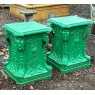 Large Painted Cast iron Decorative Plinth