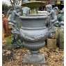 Impressive & Large Rococo Style Cherub Urns