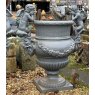 Impressive & Large Rococo Style Cherub Urns