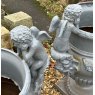 Impressive & Large Rococo Style Cherub Urns