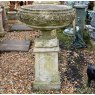 Vintage 1950's Composite Stone Large Urn On Plinth