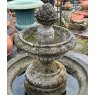 Vintage 1950's Large Composite Stone Garden Fountain