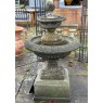 Vintage 1950's Large Composite Stone Garden Fountain