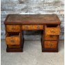 Vintage Art Deco Style Pedestal Desk