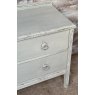 Antique Rustic Painted Mahogany Chest On Stand