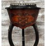 Antique Victorian Inlaid Jardiniere Pot Stand