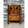 Fantastic Antique Arts & Crafts English Oak Small Settle