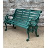 Quality Modern Cast Metal Lion Head Garden Bench