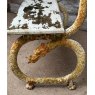 Antique 19th Century Dragon Ended Garden Bench