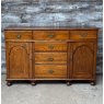 Antique Edwardian English Oak Dresser Base