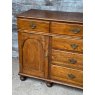 Antique Edwardian English Oak Dresser Base