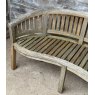 Quality Solid Teak Kidney Shaped Garden Bench