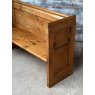 Fantastic Antique Early 20th Century Waxed Pine Hall Pew