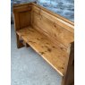 Fantastic Antique Early 20th Century Waxed Pine Hall Pew