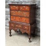 Exquisite Antique William And Mary English Chest On Stand