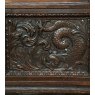 Exquisite Antique 19th Century Flemish Revival Carved Oak Settle