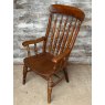 Antique & Unusually Large Victorian Windsor Armchair